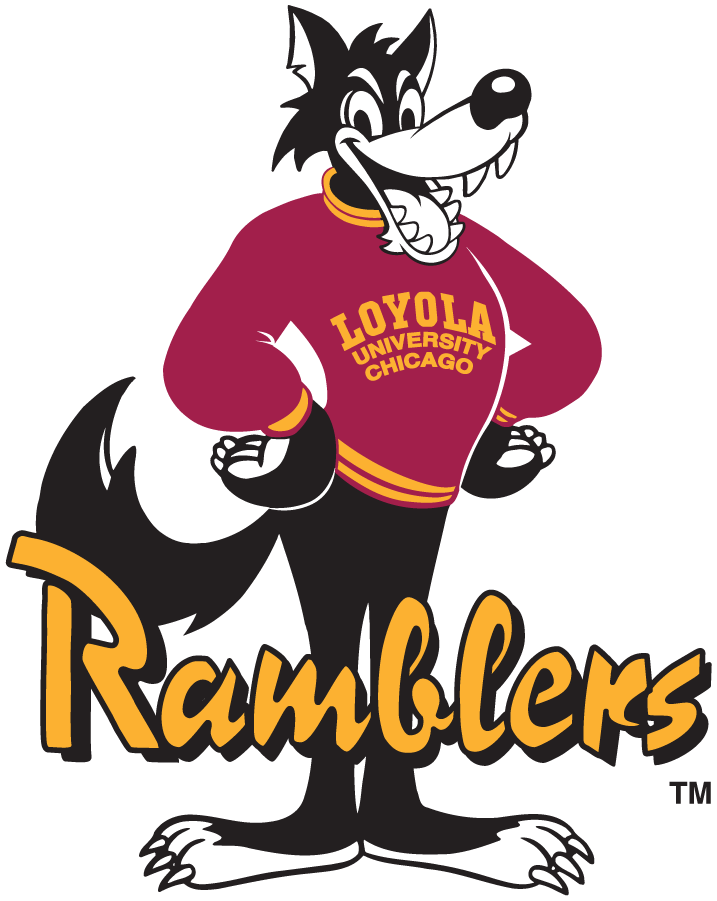 Loyola Ramblers 1994-2000 Secondary Logo iron on transfers for T-shirts